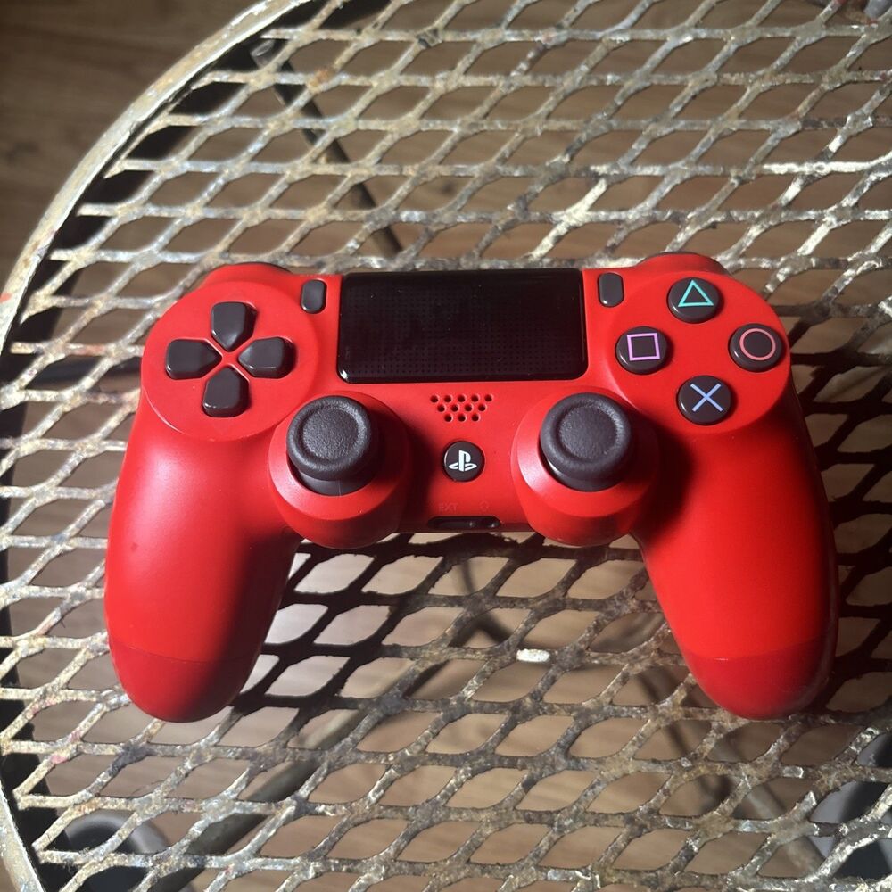 Sony PS4 DualShock 4 Wireless Controller - Magma Red (OEM Official PlayStation)